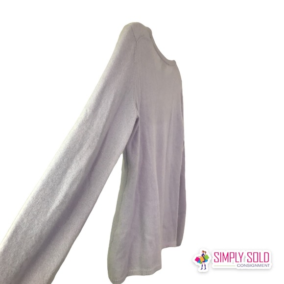 Lord And Taylor Cashmere Women's Sweater Crew Neck Pullover Long Sleeve Sz M - Picture 4 of 6